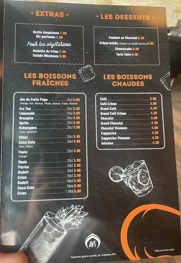 La Grillardière AVS - Menu Image 1