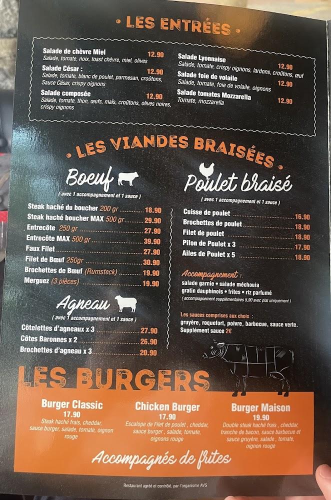 La Grillardière AVS - Menu Image 2
